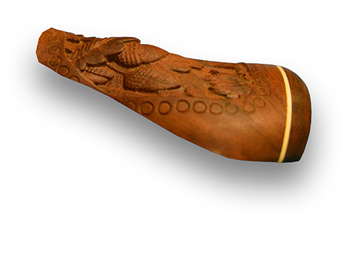 Premium custom forend and wooden stock work for Blaser R8 hunting rifle